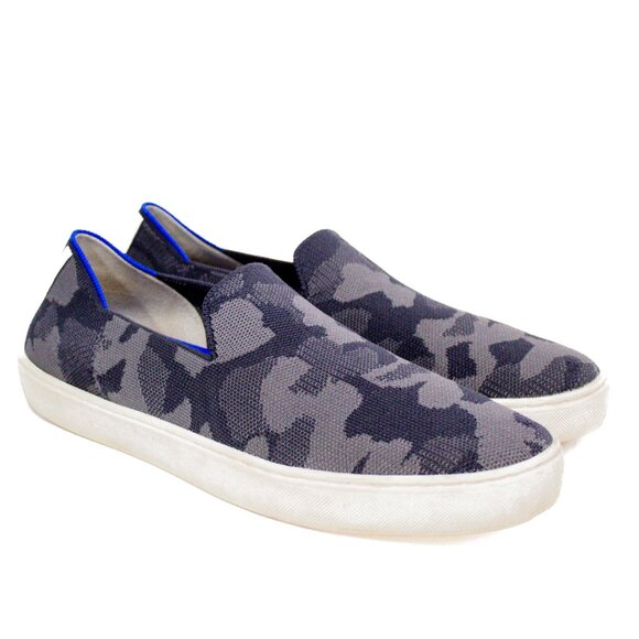 ROTHY’S Original Slip On Sneaker Grey Camo Comfort Shoes Women's Size 11.5 - Picture 6 of 13